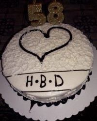 کیک تولد پدرشوهرجان ?