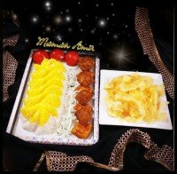 کباب تابه ای با چیپس خونگی...