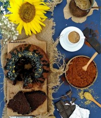 کیک قهوه شکلاتی