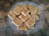 (16)سوهان کنجدی ?خیلی خوشمزه? به مناسبت 1kشدنم ❤️