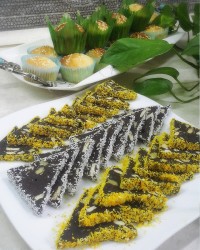 شیرینی شکلات آلمانی بدون فر