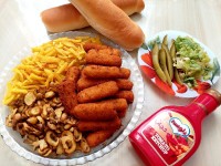 کراکر مرغ و مخلفات