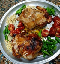 مرغ شکم پر تنوری??