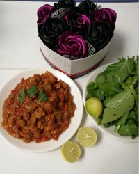 خوراک واویشگای بادمجان