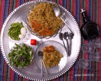 پلو میگو، کباب شامی