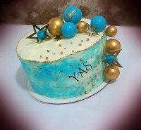 کیک مدرن خامه ای