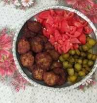 کتلت گوشت چرخ کرده