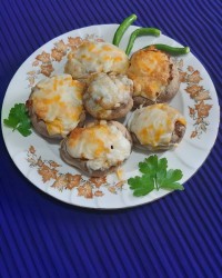 قارچ شکم پر پنیری?