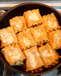 لازانیا بدون فر