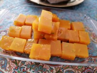 مسقطی کاراملی از دستور خانم نیکی کیک ممنونم عزیزم عالی بود