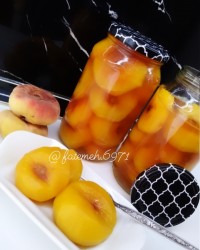 کمپوت هلو انجیری