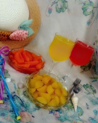 کمپوت سیب کمپوت شلیل