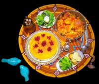 مرغ ذغالی ،کته زعفرونی