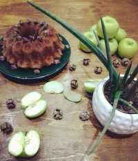 کیک پوره سیب