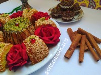 بهترین وخوشمزه ترین آموزش کیک کنجدی زعفرون رو براتون آوردم