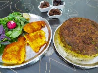 ته چین کوکو سبزی