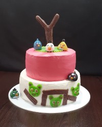 ☆اولین کیک ۲طبقه من تولد دخترم☆