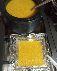 آش گندم با آب قلمه بسیار مقوی و خوشمزه جاتون سبز