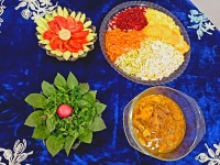 چلوگوشت زعفرانی