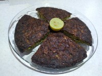 کوکوی بادمجان خام
