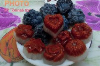 یخ قالبی خاکشیر وتخم شربتی