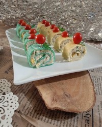 کرپ مرغ و ذرت