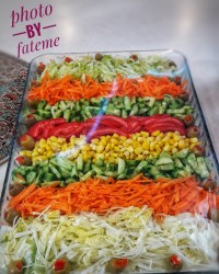 تزیین سالاد