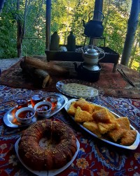 یه روز خوب در طبیعت (کلبه چوبی)