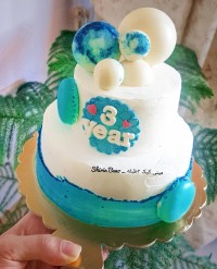 کیک_خامه ای