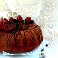 کیک ساده وانیلی