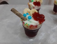 دسر زله ای واسه تولد خواهر زاده گلم