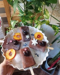 بستنی چوبی فاج شکلاتی