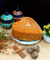 کیک هویج و گردو (لطفا ورق بزنید)