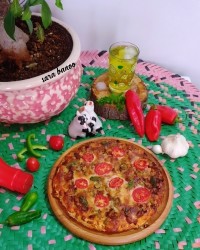 پیتزای گوشت