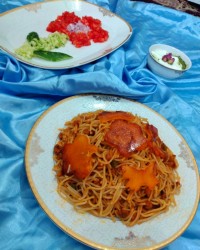 ماکارونی باسالادشیرازی