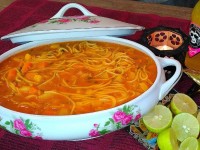 سوپ رشته و سبزیجات