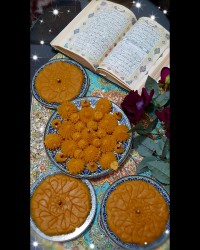 حلوا شکر پاره نذرشب هفتم محرم