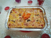 لازانیا گوشت و قارچ