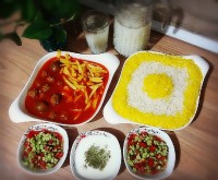 200/خورش قیمـه با ڪوفته قلقلـی...