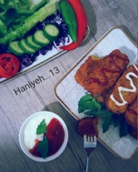 استیک سیب زمینی پنیری