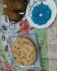 کیک گردوی شربت ژله کریستال