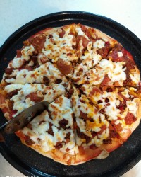 پیتزا خونگی خوشمزه