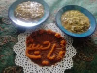 حلوا ،آش رشته و آش جو نذری