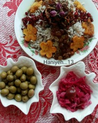 عدس پلو ساده