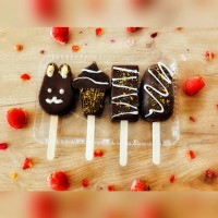 بستنی چوبی فاج شکلاتی