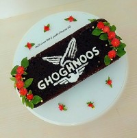 این کیک زیبا از طرف دوست عزیزم هست برای بنده