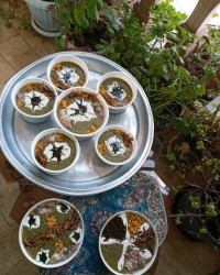 آش شله قلمکار آش نذری روز عاشورا..سلام دوستان عزیزم