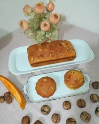 کیک کدو تنبل و گردو