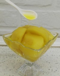 کمپوت سیب زعفرانی همسر پز