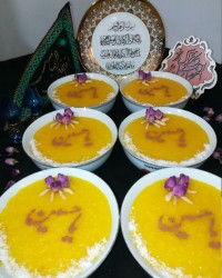 آش شله زرد نذری